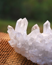 Arkansas Clear Quartz Cluster 2.175 lb - close-up crystal detail