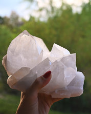 Arkansas Clear Quartz Key Crystal 3.570 lb — side