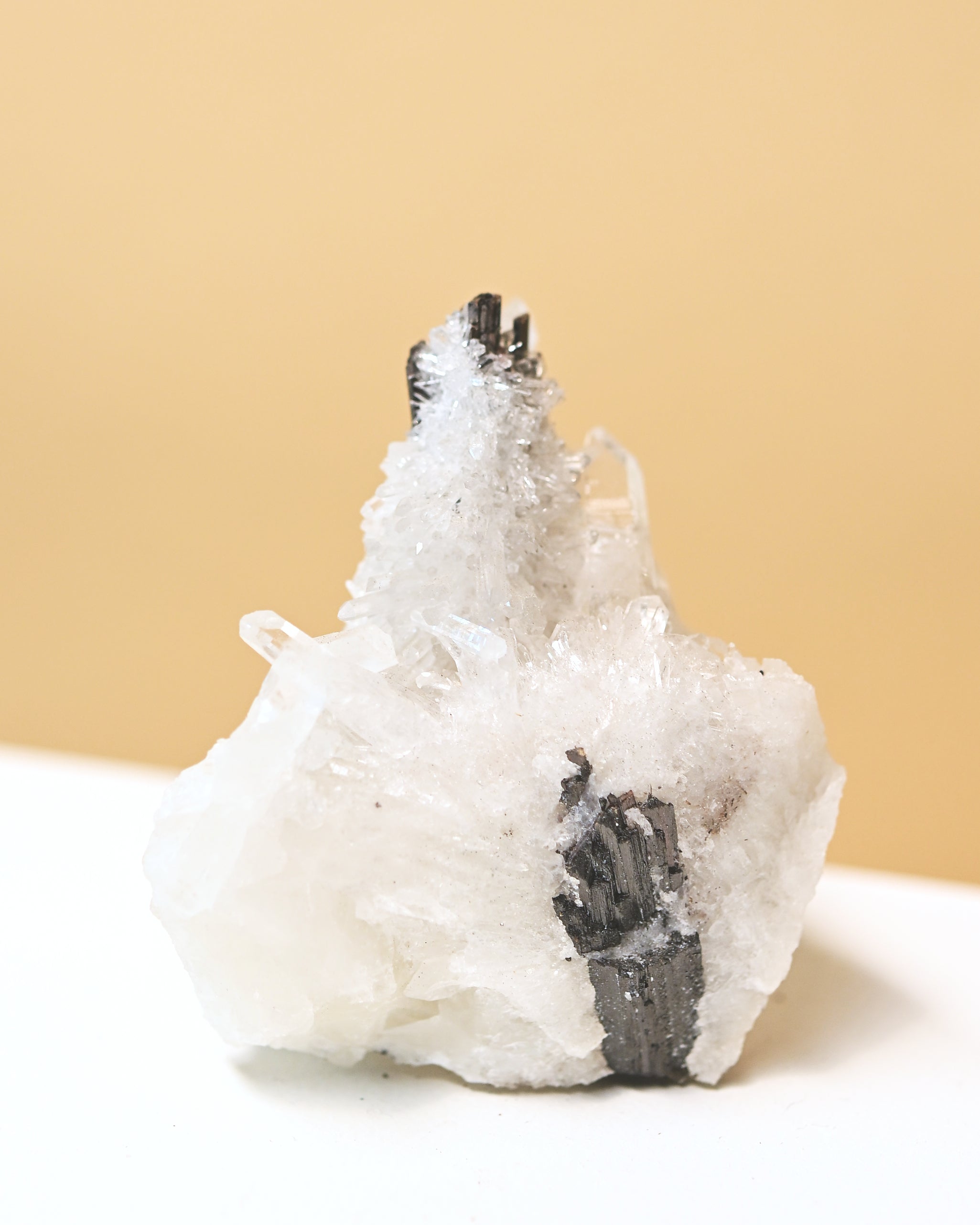 Hubnerite with Quartz 3in