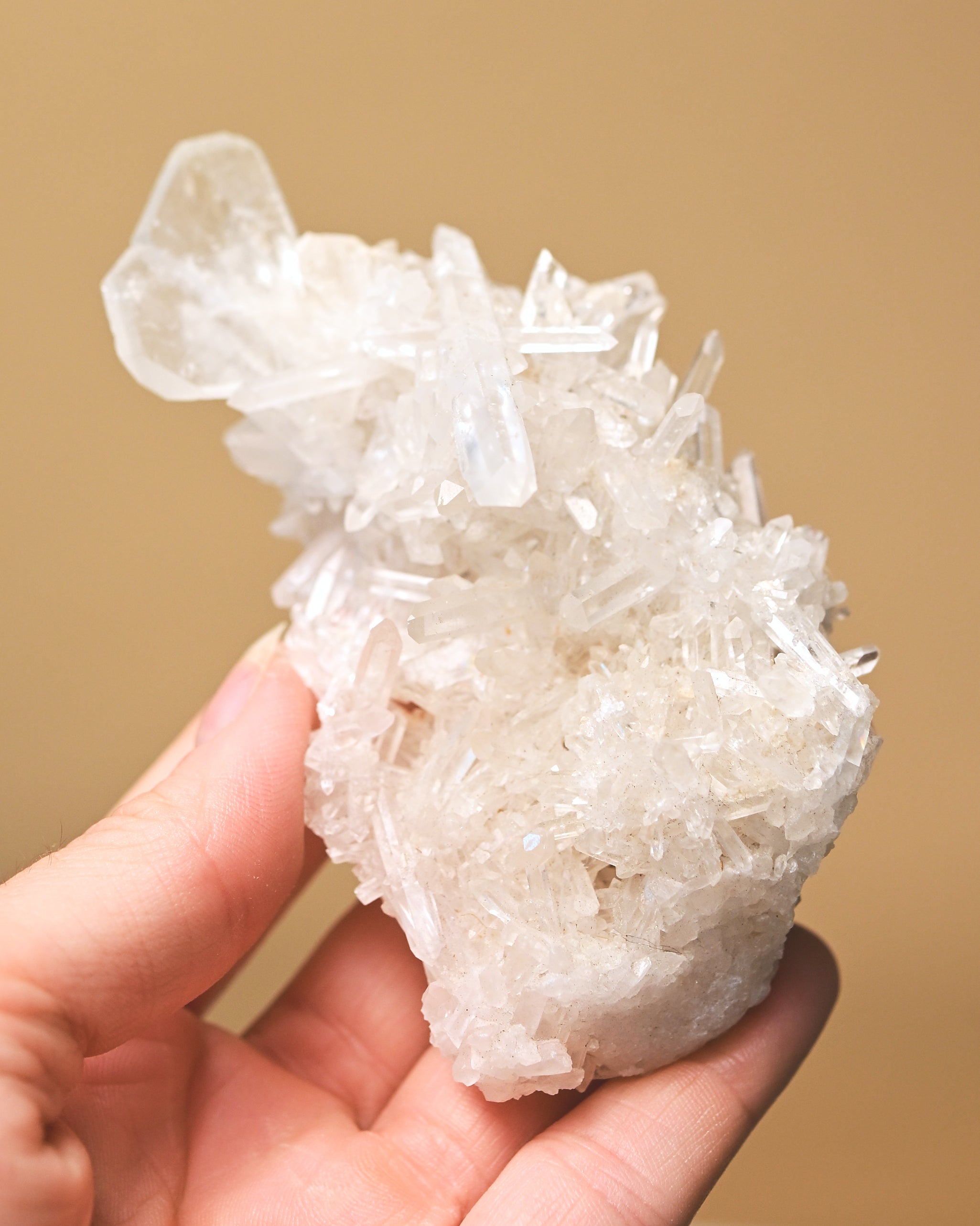 Japan Law Twin Double-Terminated Quartz Cluster