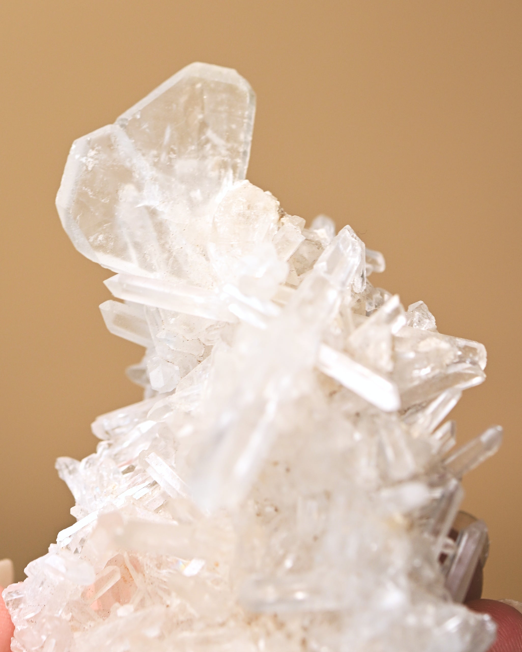 Japan Law Twin Double-Terminated Quartz Cluster