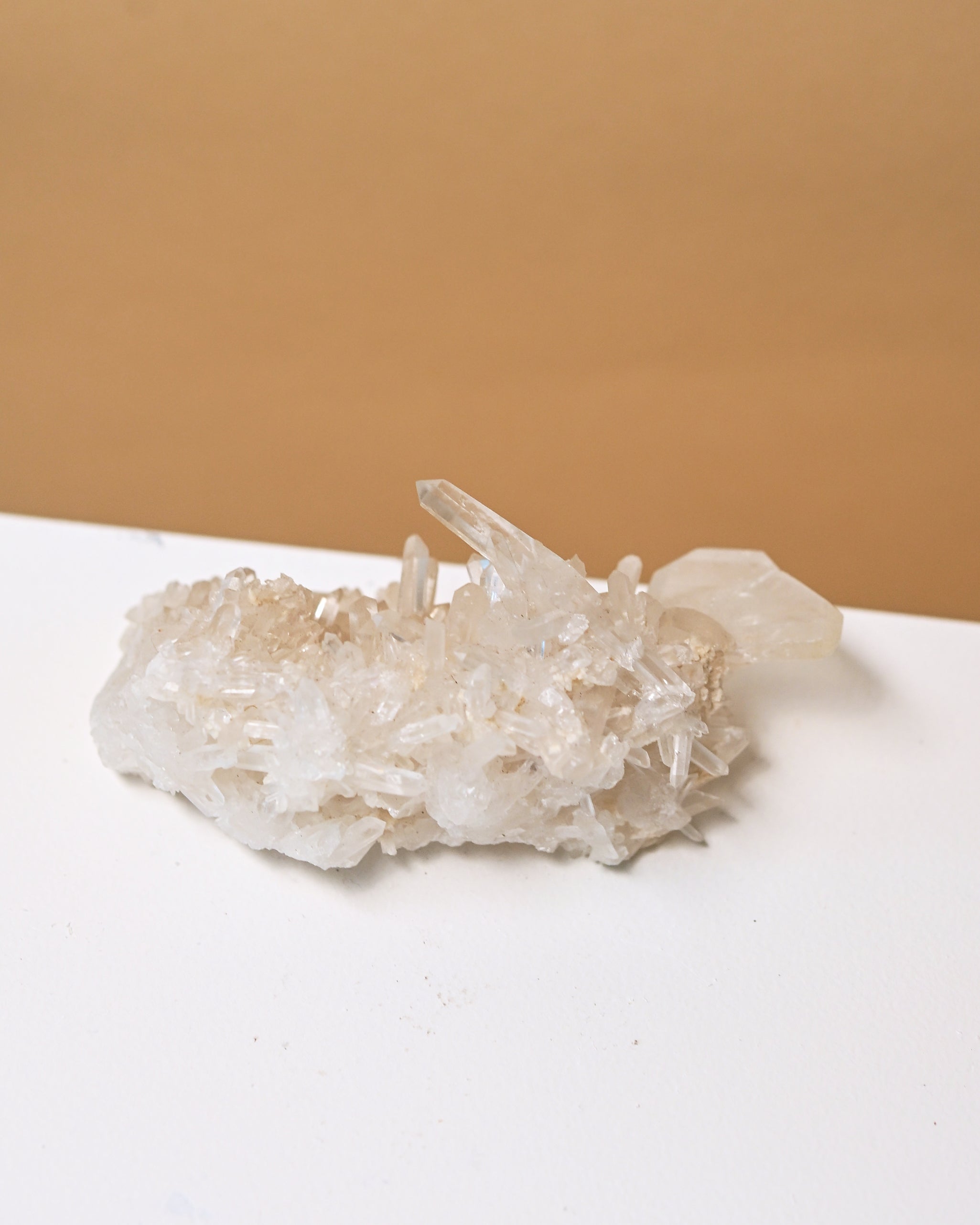 Japan Law Twin Double-Terminated Quartz Cluster