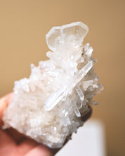 Japan Law Twin Double-Terminated Quartz Cluster