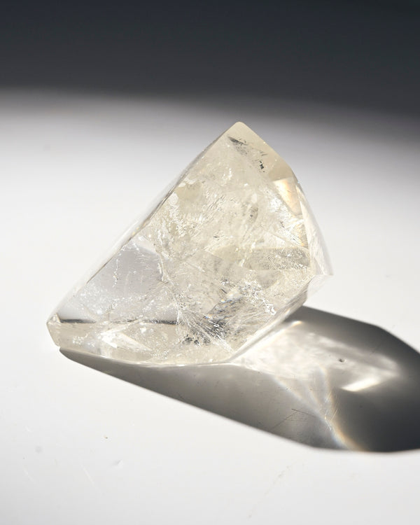 Geometric Golden Quartz Crystal 3in