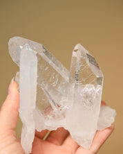 AA Clear Quartz Cluster 4in