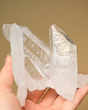 AA Clear Quartz Cluster 4in