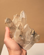 Peruvian Quartz Cluster 1.5lbs