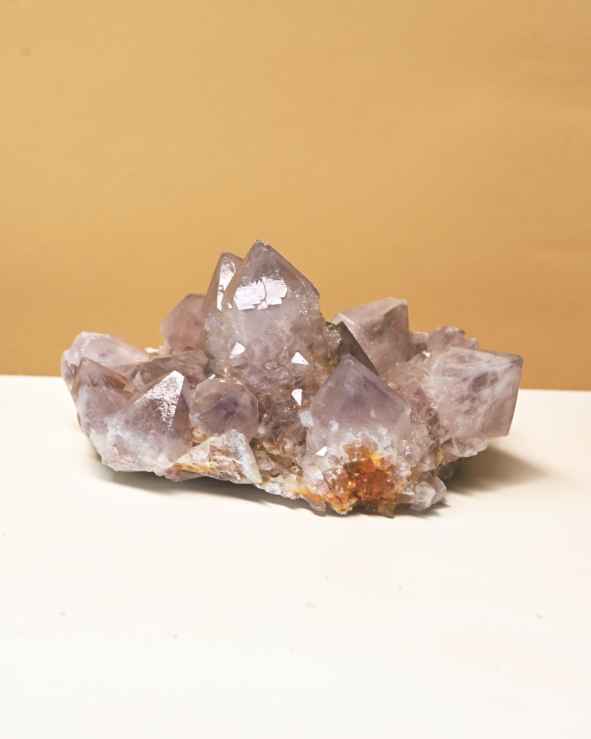 Amethyst Spirit Cactus Quartz Cluster 4in