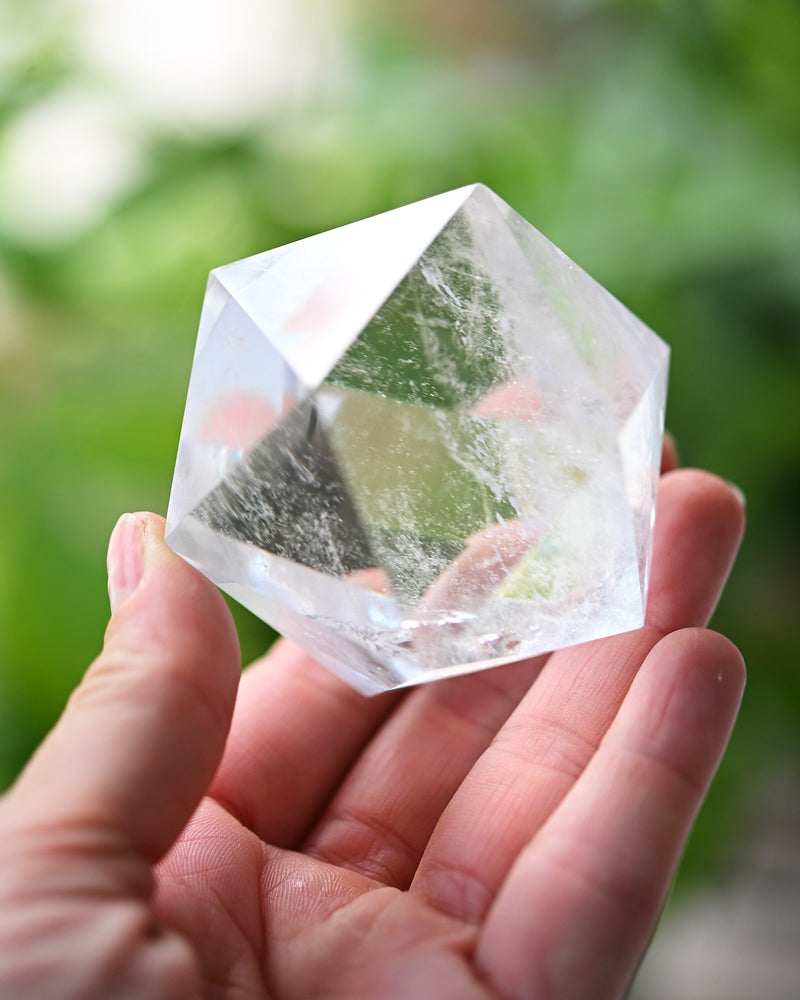 Clear Quartz Geometric Form
