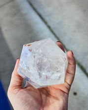 Geometric Quartz Form - side view