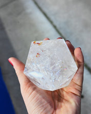 Geometric Quartz Form - in natural light