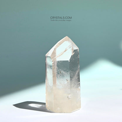 clear quartz crystal