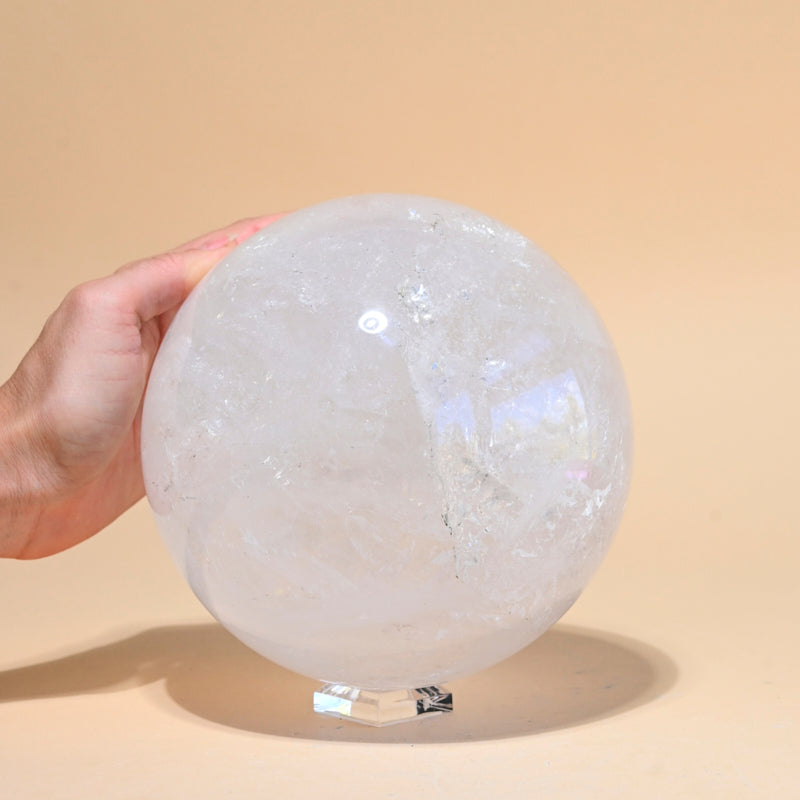 Clear Quartz Sphere XL 12lbs
