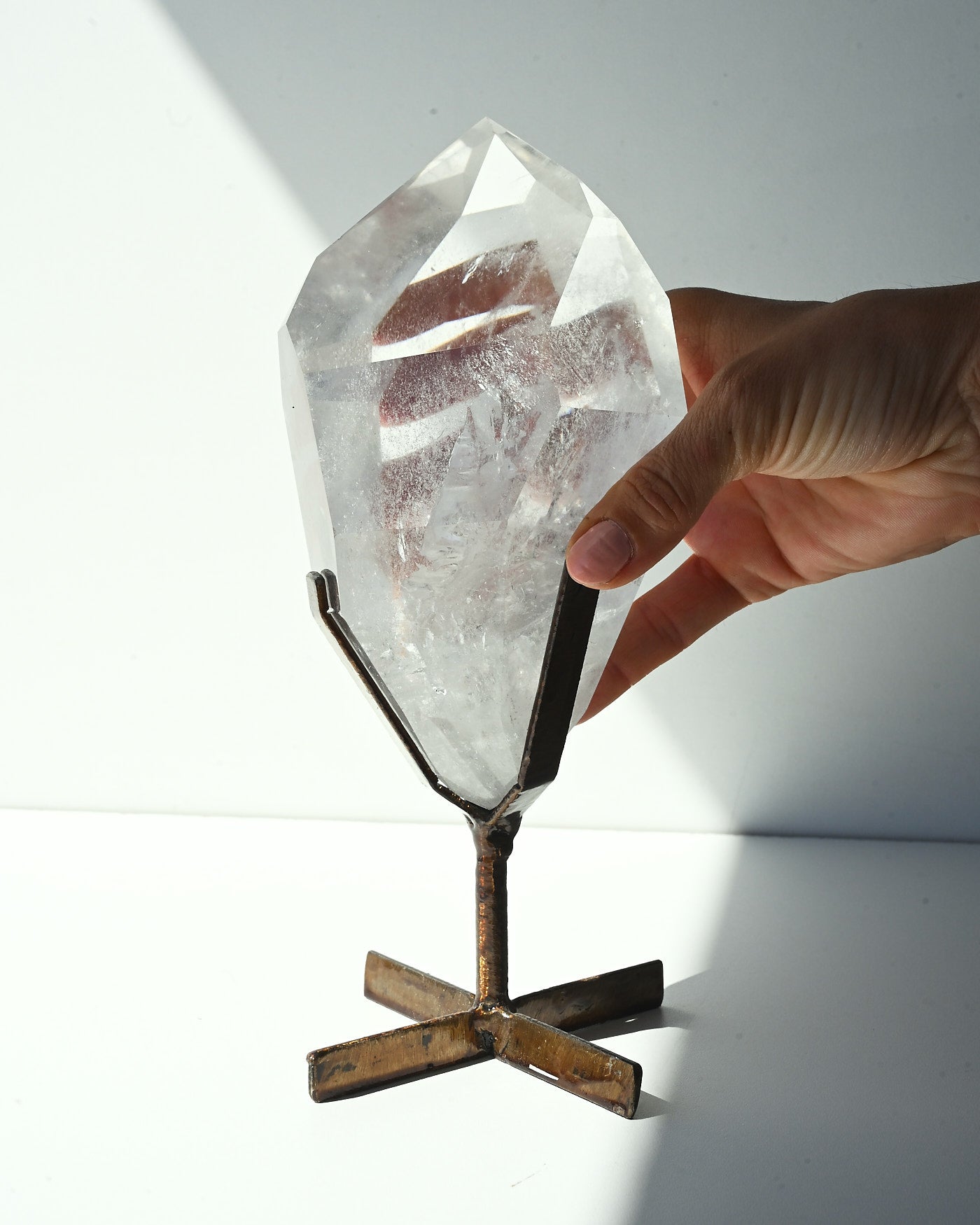 Clear Quartz on Stand 1.47kg