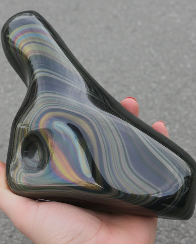Rainbow Obsidian Freeform – Mexico (Approx. 9 in)