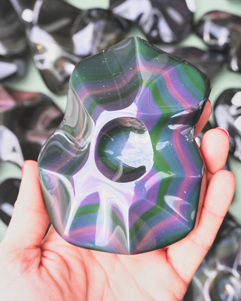 Rainbow Obsidian Freeform 4in