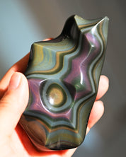 Rainbow Obsidian Freeform 3.5in