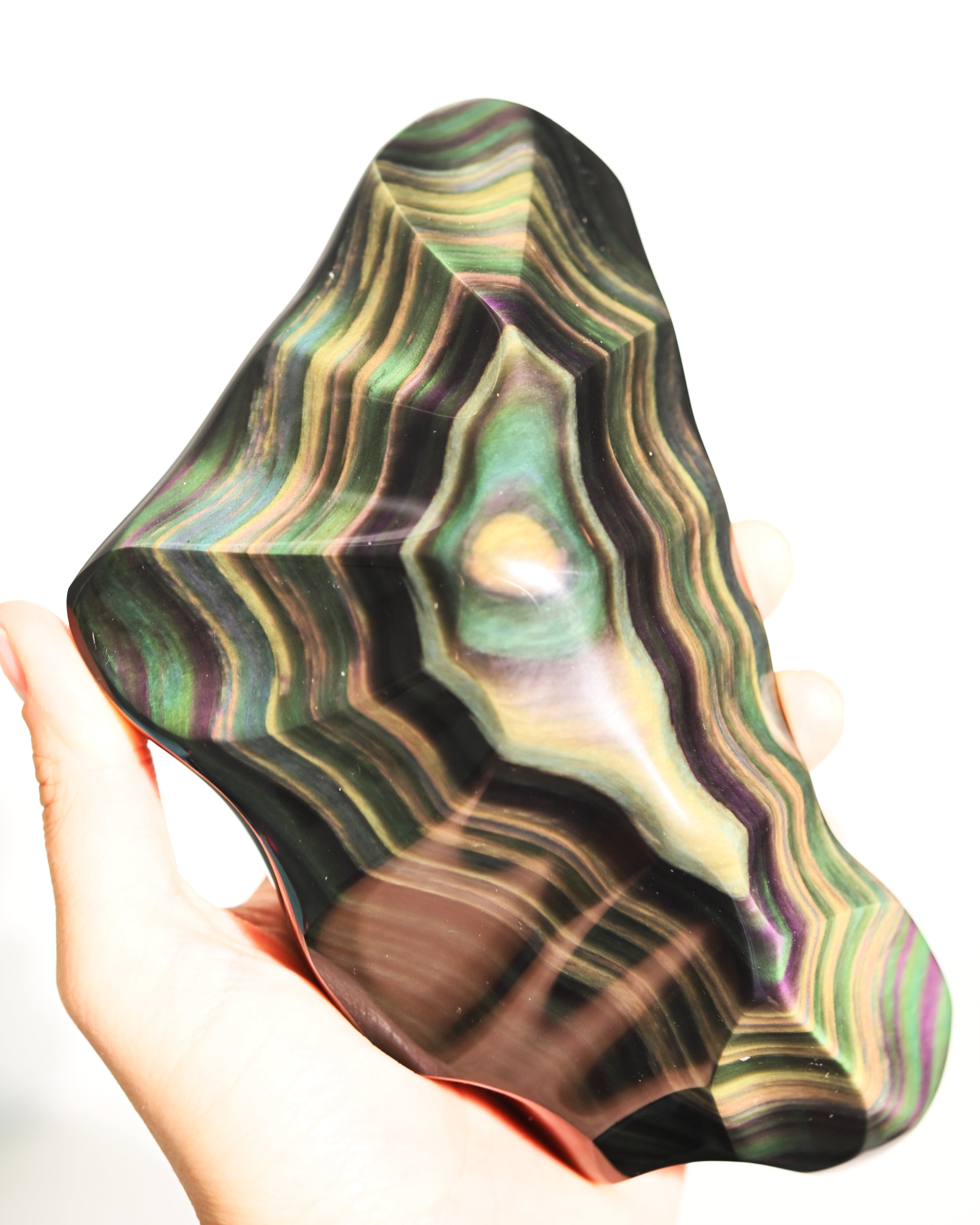 Rainbow Obsidian Freefrom XL 3.8lbs