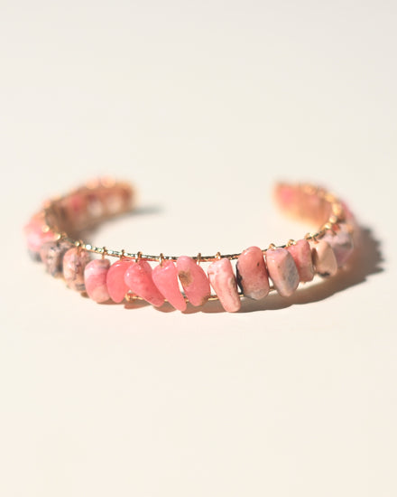 Rhodochrosite Bangle — Apatite crystal specimen