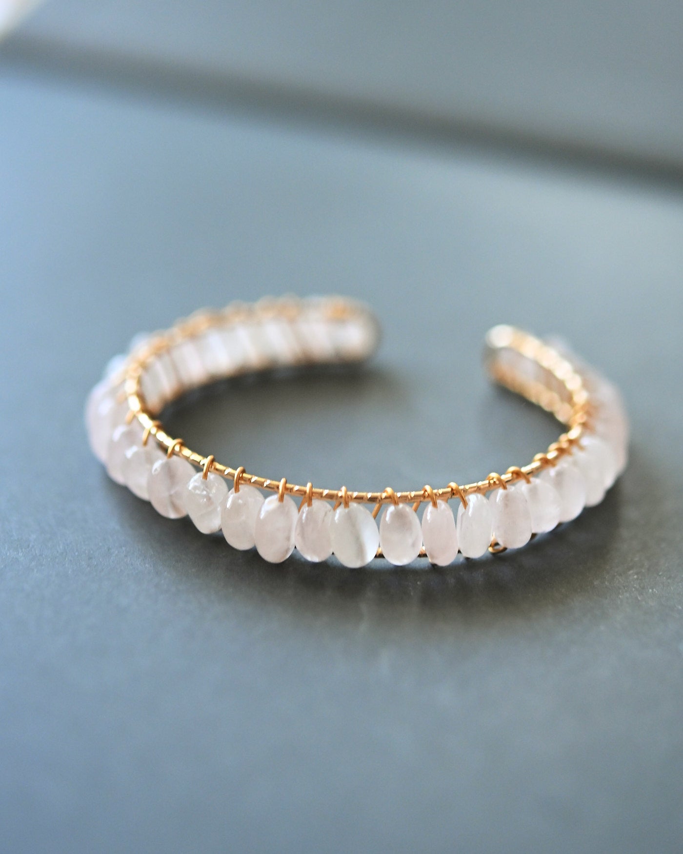 Rose Quartz Bangle