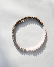 Rose Quartz, Smoky Quartz, Tiger’s Eye