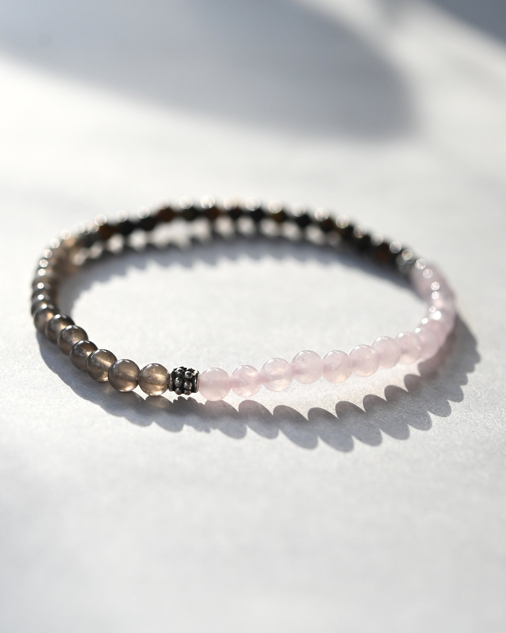 Rose Quartz, Smoky Quartz, Tiger’s Eye