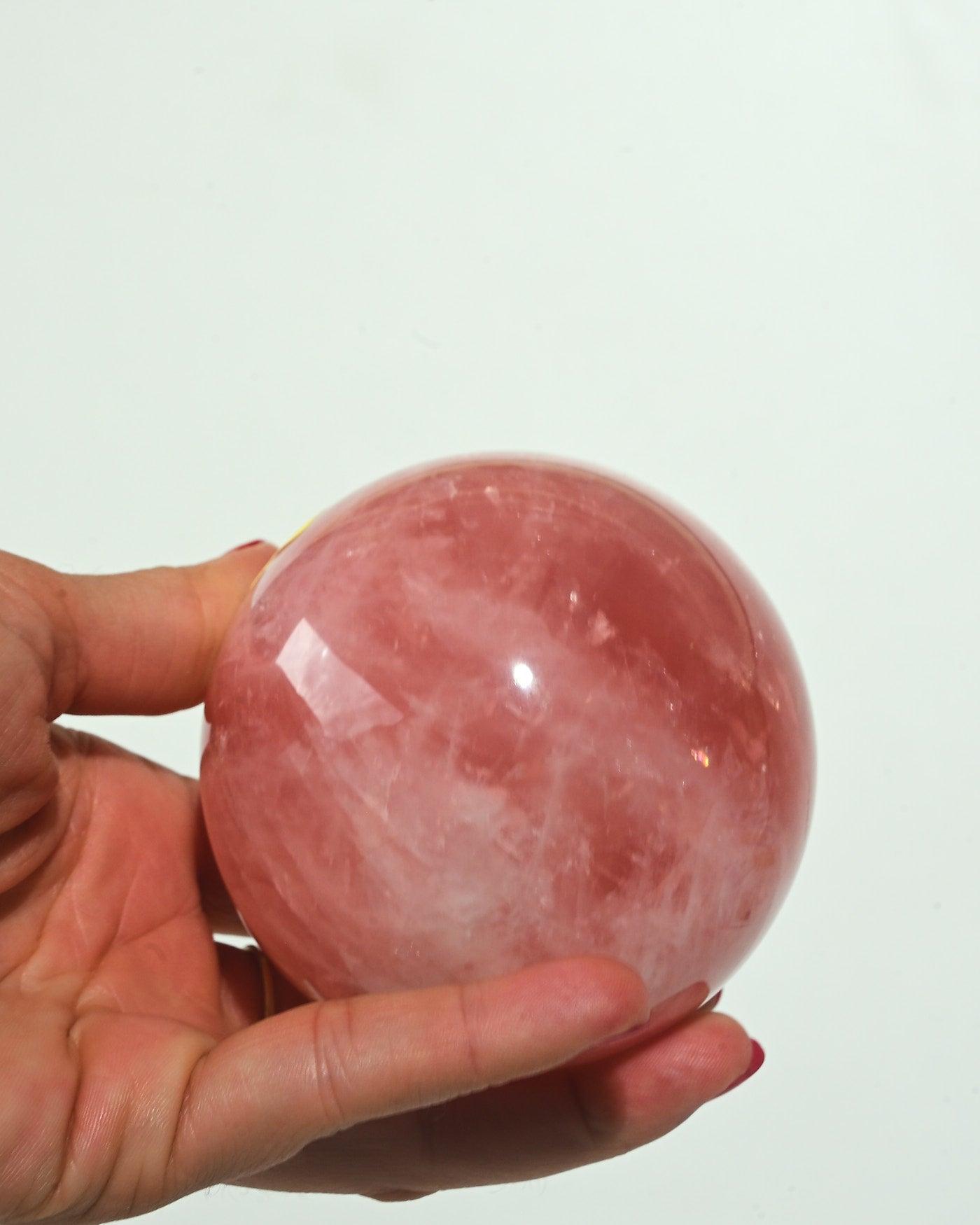 Gemmy Rose Quartz Sphere MD