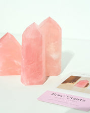 Gemmy Rose Quartz Tower MD