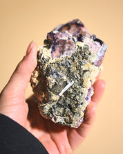 Fluorite with Pyrrhotite and Muscovite | Lindao Deposit | Inner Mongolia