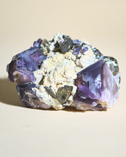 Fluorite with Pyrrhotite and Muscovite | Lindao Deposit | Inner Mongolia