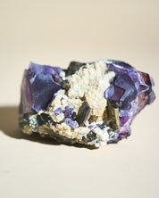 Fluorite with Pyrrhotite and Muscovite | Lindao Deposit | Inner Mongolia