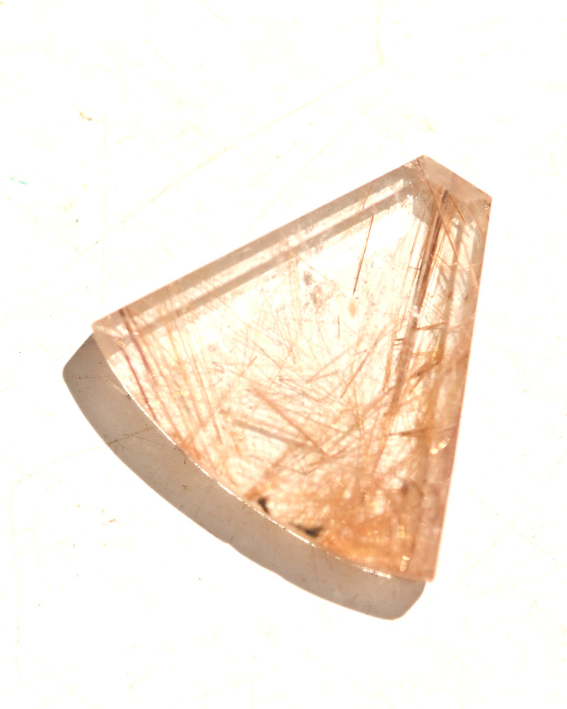 Golden Rutilated Quartz Gemstone