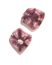Trapiche Amethyst Pair