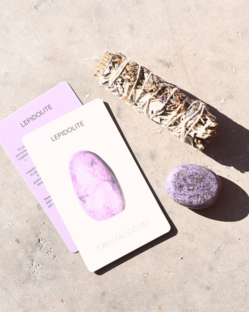The Sage Lavender + Lepidolite Calm Ritual Set