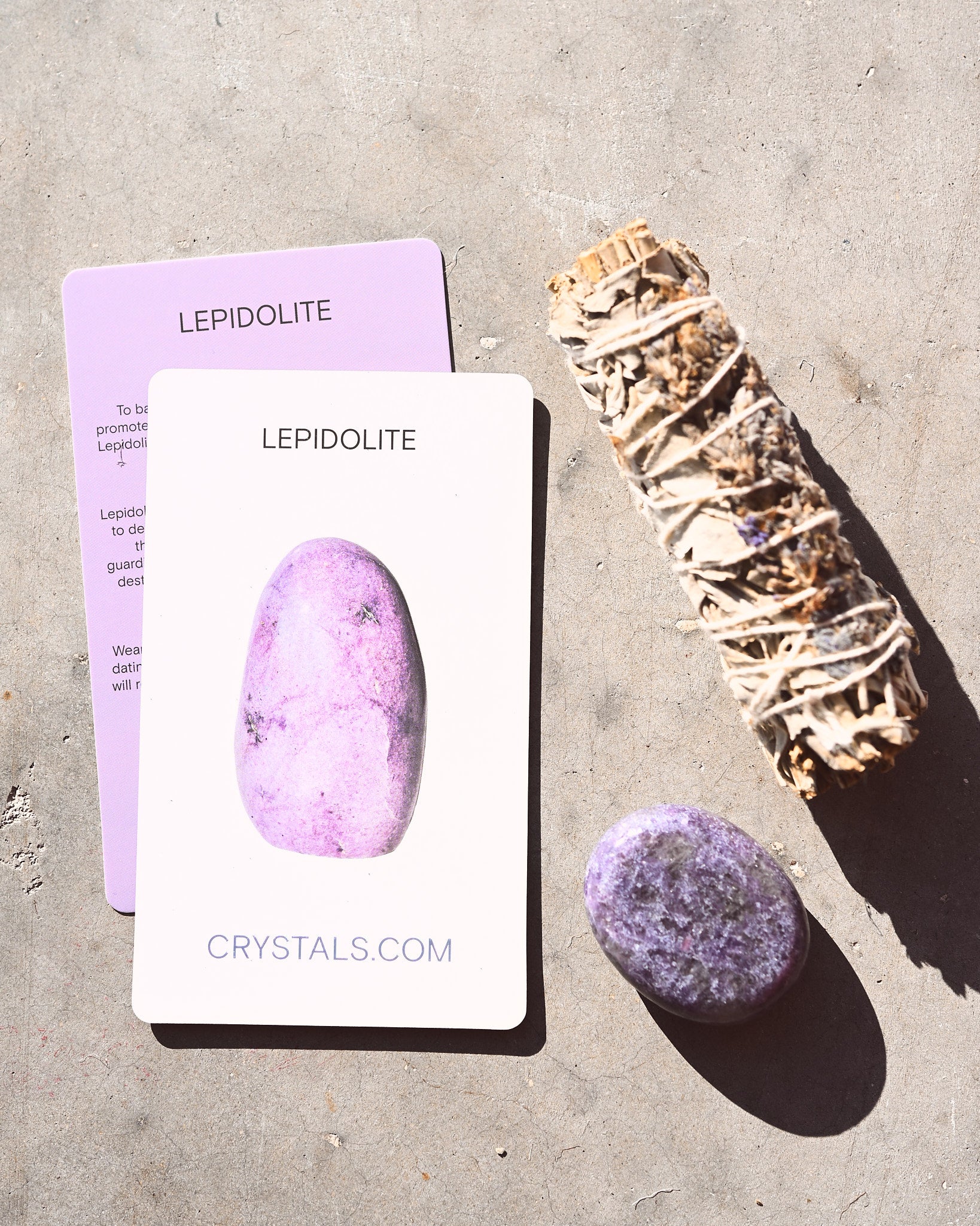 The Sage Lavender + Lepidolite Calm Ritual Set