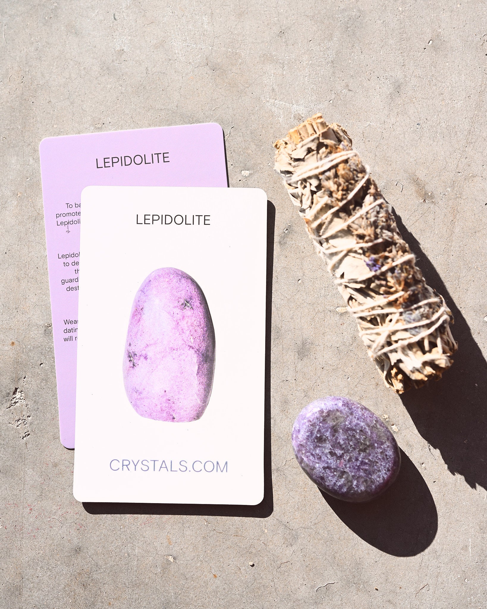 The Sage Lavender + Lepidolite Calm Ritual Set