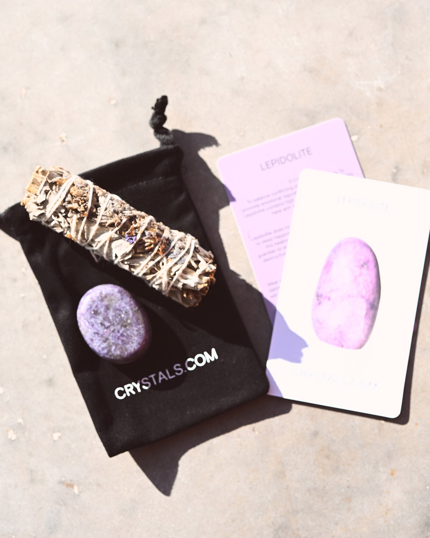 The Sage Lavender + Lepidolite Calm Ritual Set
