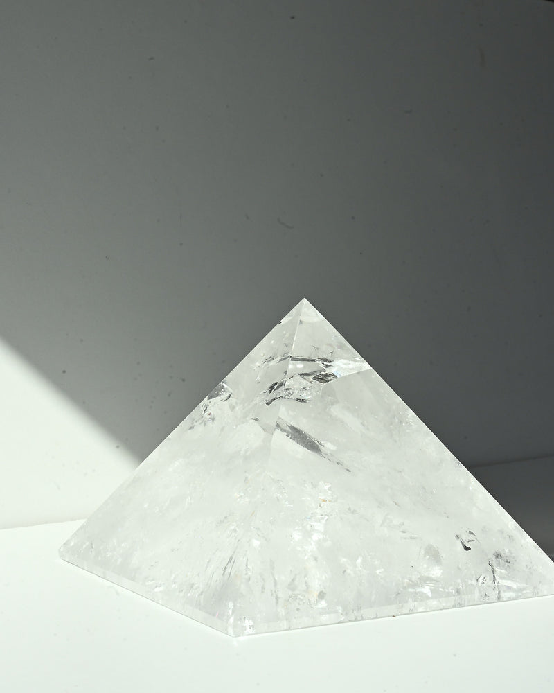 Statement Clear Quartz Pyramid 7.3 lbs