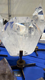 28.7 lb super clear quality Quartz on rotating stand from Brazil