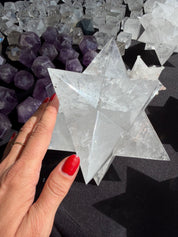 Large star merkaba Quartz from Brazil nice size statement