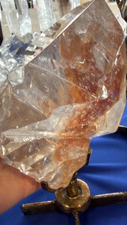 Super quality golden healer Quartz abstract form Brazil