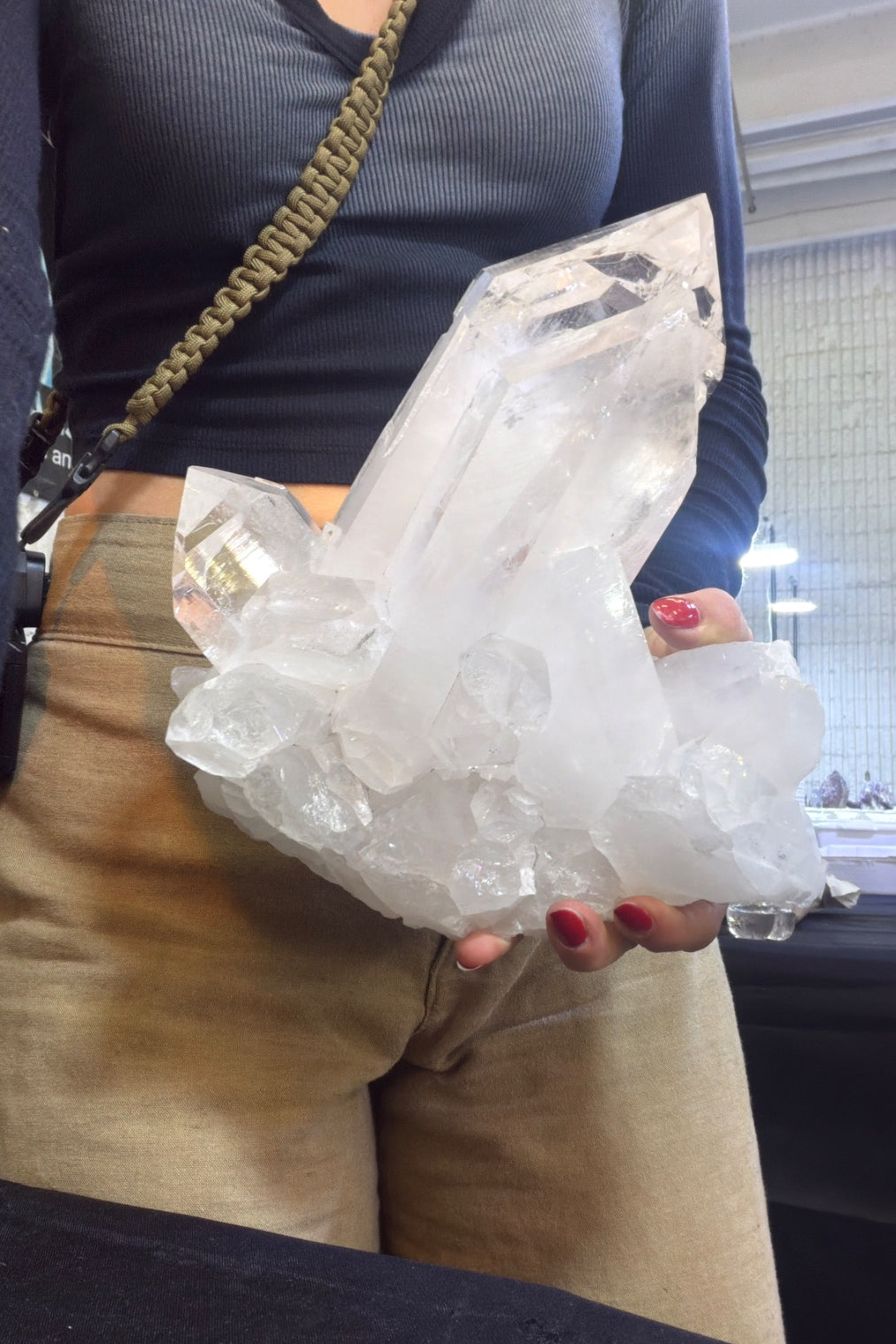 Statement clear a quality Quartz Cluster Brazil