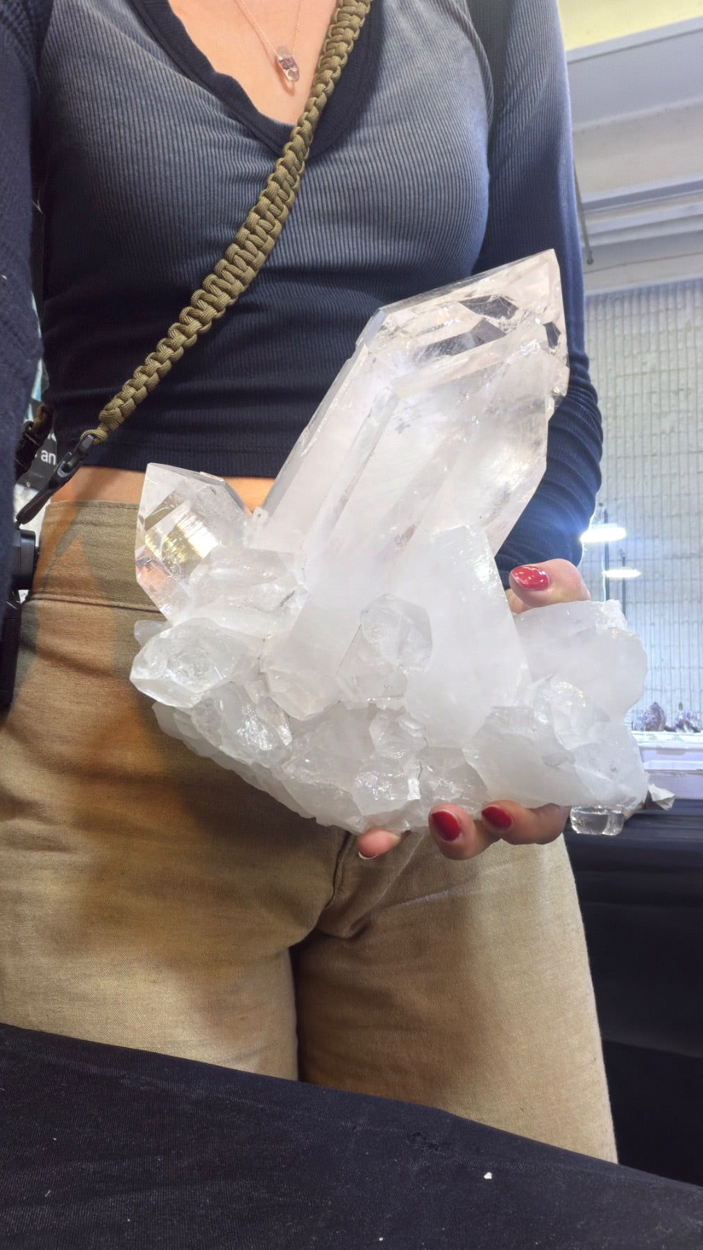 Statement clear a quality Quartz Cluster Brazil