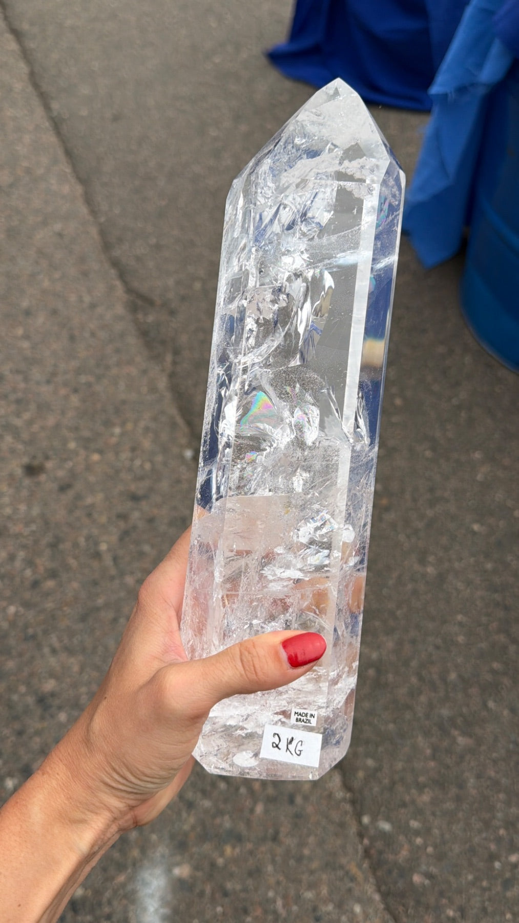 Super clear QuartZ tower w rainbows