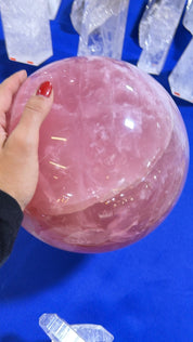 Statement gemmy quality Rose Quartz statement sphereBrazil