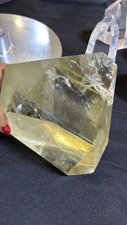 Natural Citrine polished geometric Freeform