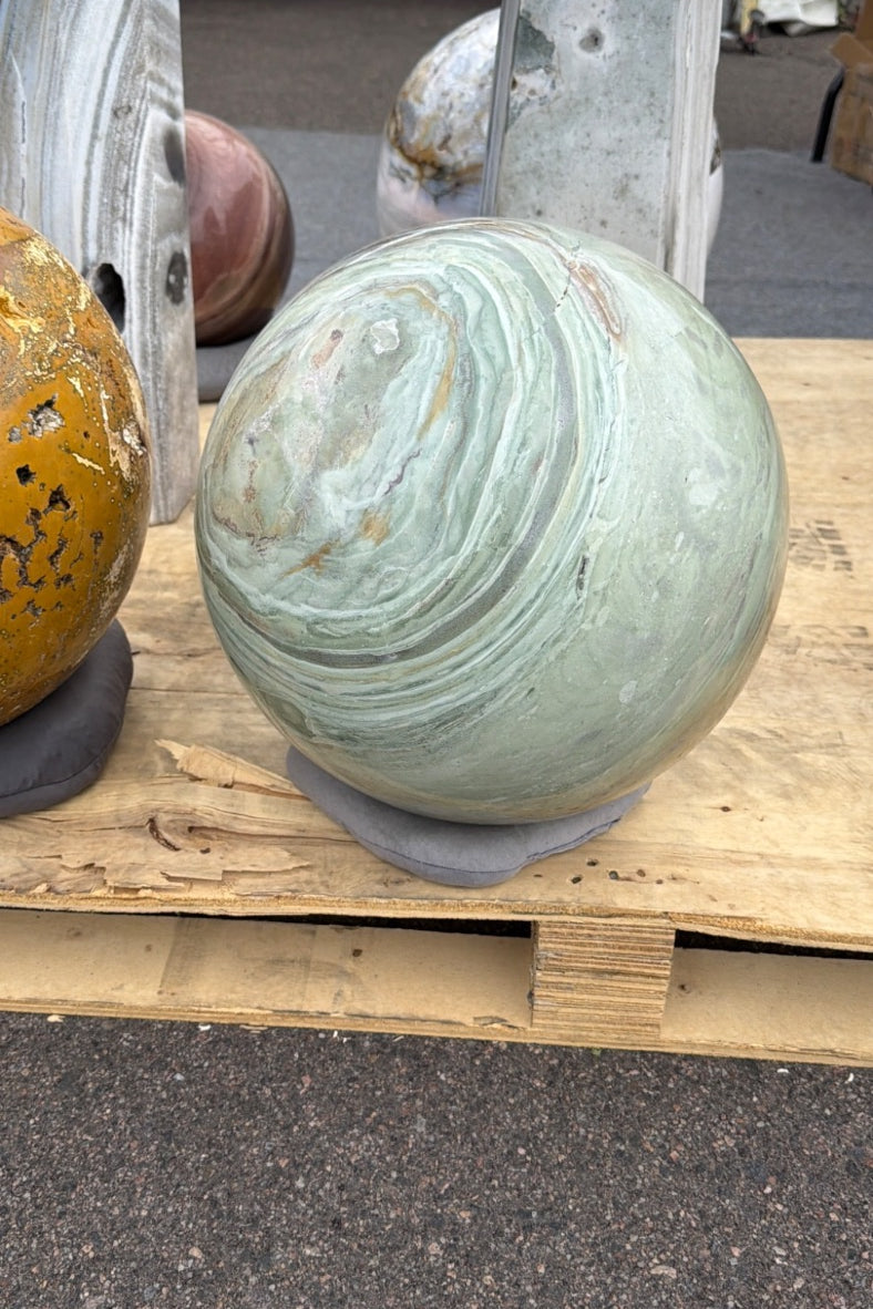 Massive Ocean Jasper sphere
