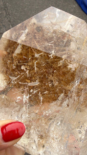 Super quality golden rutile Quartz form from Brazil