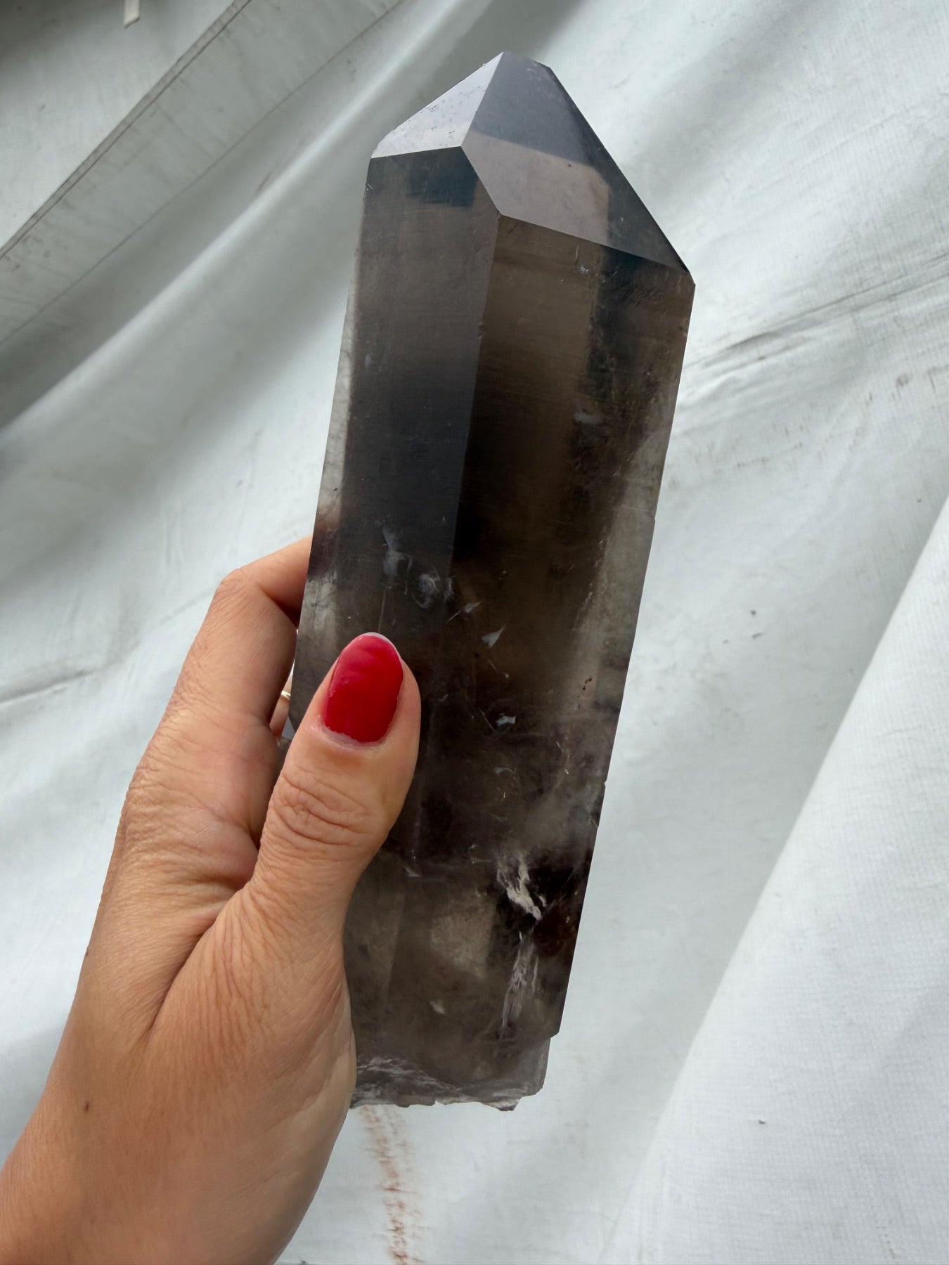 All natural Smoky Quartz Point from Brazil