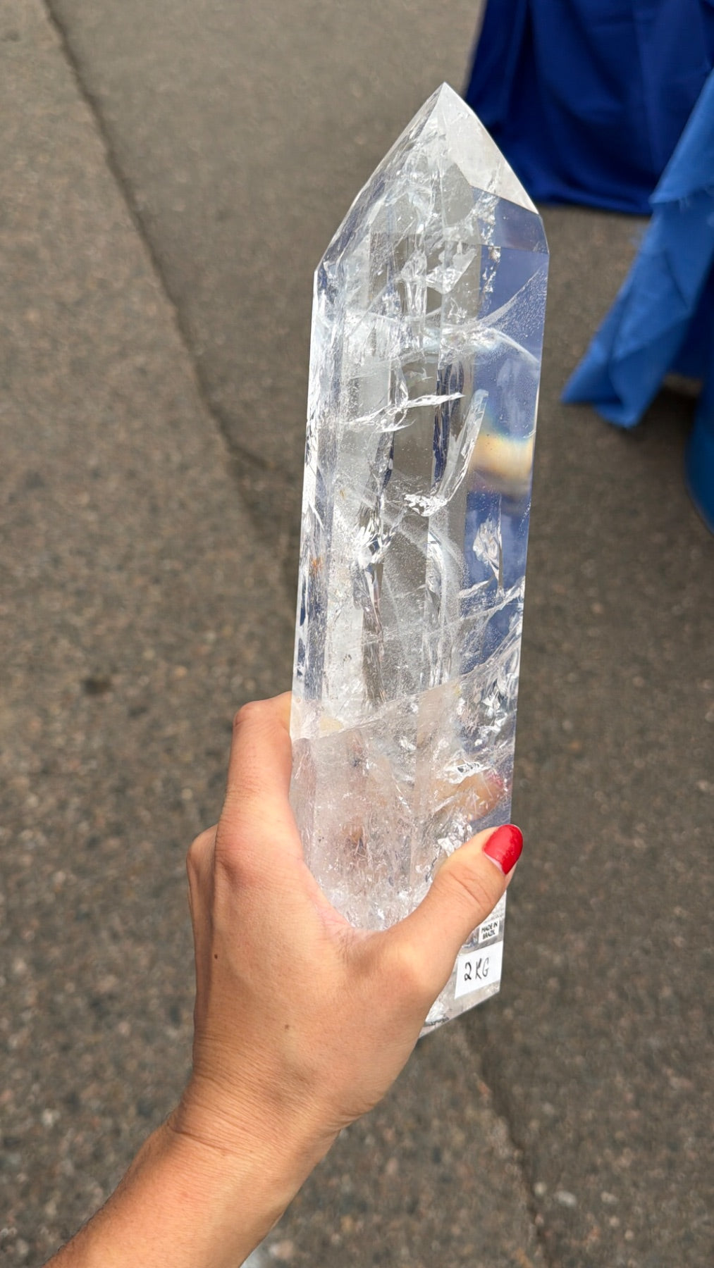 Super clear QuartZ tower w rainbows
